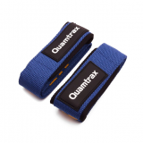 Quamtrax dirželiai štangai kelti (straps) mėlynos spalvos