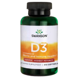 Swanson Vitaminas D3 5000iu 250 kaps.