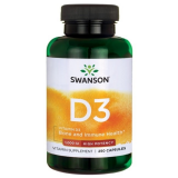 Swanson Vitaminas D3 1000 IU 250 kaps.