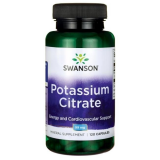 Swanson Potassium Citrate (kalio citratas) 120 kaps.