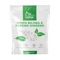Raw Powders Ginkgo Biloba & Korean Ginseng 90 kaps.