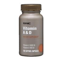 GNC Vitamin A & D 100 kaps.