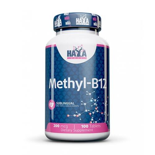 Haya Labs Methyl-B12 (metilcobalaminas) 100 tabl.