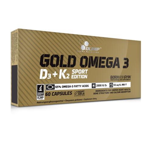 Olimp Nutrition Gold Omega 3 D3+K2 Sport Edition