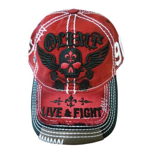 Live and Fight Sinner raudona kepurėlė
