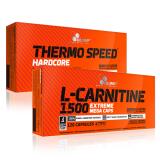 Olimp L-Carnitine ir Thermo Speed Hardcore po 30 kaps.