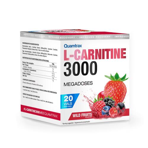Quamtrax L-Carnitine 3000 25 ml 20 amp. (dėžutė)