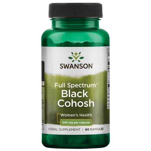 Swanson Black Cohosh (Kekinės juodžolės) 60 kaps.