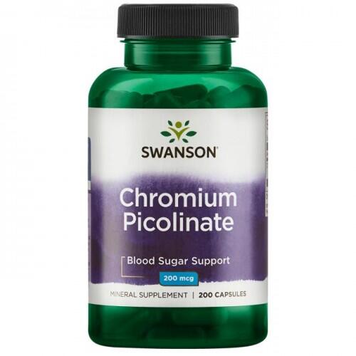 Swanson Chromium Picolinate (chromas) 100 kaps.