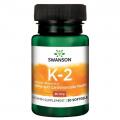 Swanson Vitaminas K2 (menachinonas-7) 30 kaps.