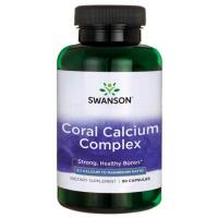 Swanson Coral Calcium Complex (koralinis kalcis) 90 kaps.
