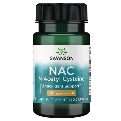 Swanson NAC (N-acetilcisteinas) 100 kaps.