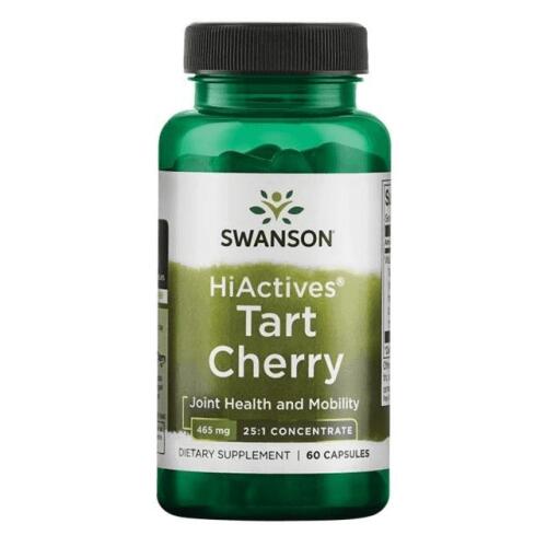 Swanson Tart Cherry (Vyšnių koncentratas) 60 kaps.