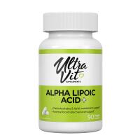 UltraVit Alpha Lipoic Acid + (alfa lipoinė rūgštis) 90kaps