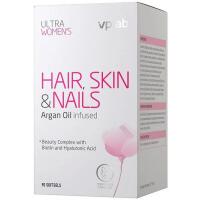 VpLab Ultra Women's Hair Skin & Nails  (Su arganų aliejum) 90 minkštųjų kapsulių