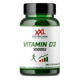 XXL Nutrition Vitaminas D3 1000 arba 3000 IU 250 tabl./60 kaps.